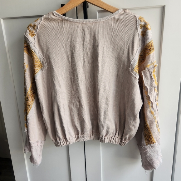 Free People Cross Country Top Blouson Crop Top Small - Picture 11 of 11